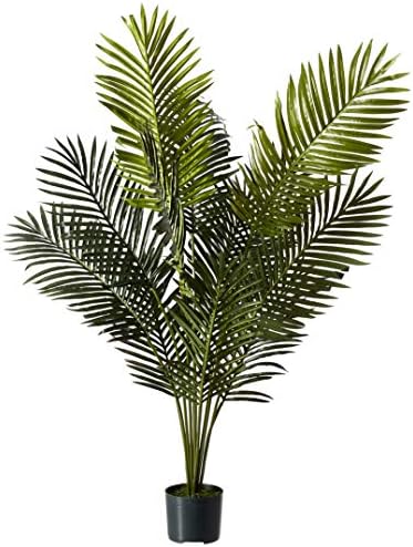 Nearly Natural 5FT Artificial Paradise Palm Tree with 12 Trunks