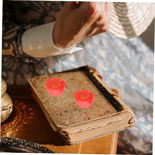Cabilock 10pcs Lifelike Fake Cherry Tomato Decor Models