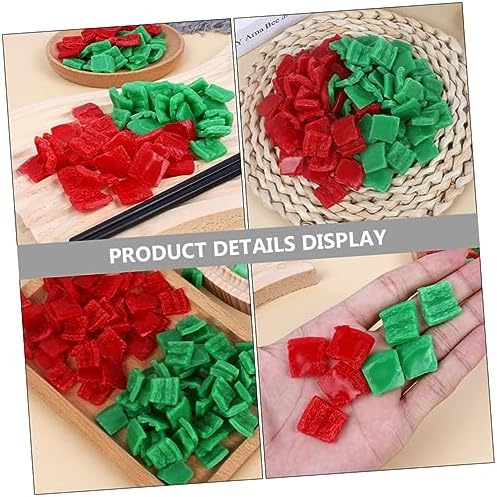 25PCS Artificial Pepper Slice Decor for Home Restaurant Display