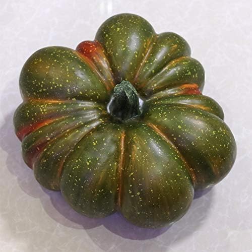 Big Artificial Pumpkin for Fall Decor Green 126inch Handmade