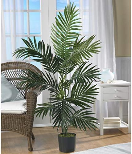 Nearly Natural 5FT Artificial Paradise Palm Tree with 12 Trunks