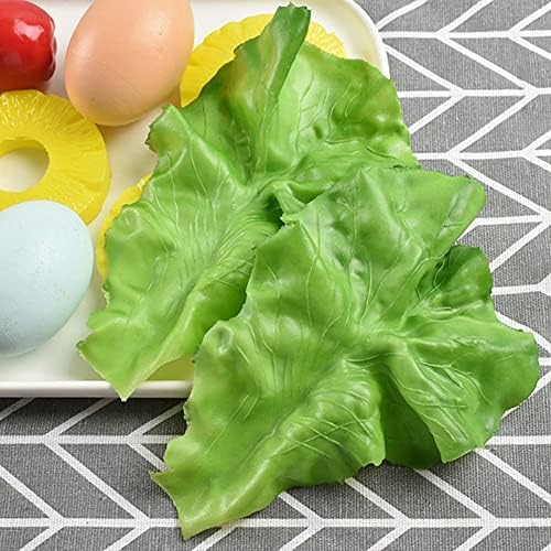 Hagao Fake Lettuce Leaves for Kitchen and Home Decor