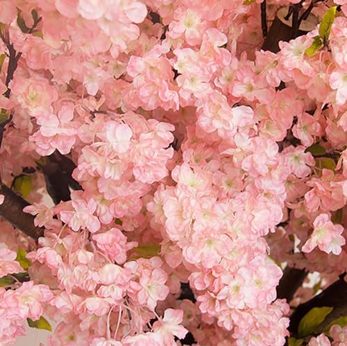 Handmade Silk Cherry Blossom Tree Artificial Decor 12x1m
