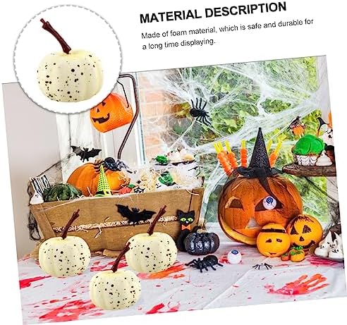 Ciieeo Lifelike 20pcs Faux Pumpkins for Halloween Decorations
