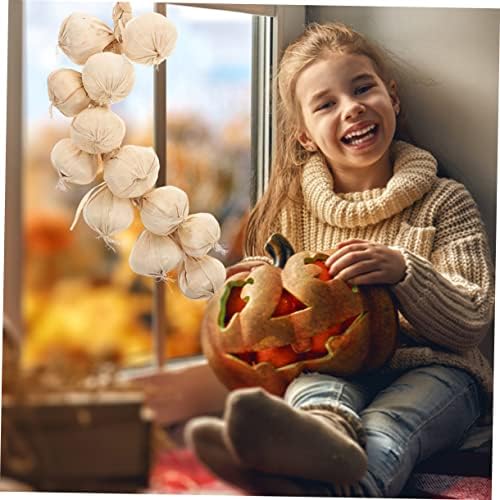 2pcs Artificial Garlic Wall Hanging Decor for Farmhouse Style