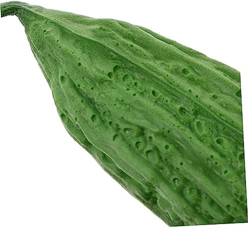 Wakauto Realistic Bitter Melon Artificial Vegetable Decor Model