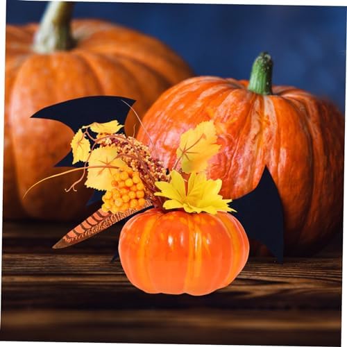 HOMSFOU Halloween Artificial Pumpkin Decor
