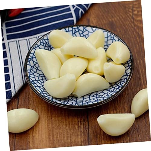 12pcs Lifelike Garlic Clove Toys for Store Display and Photo Props