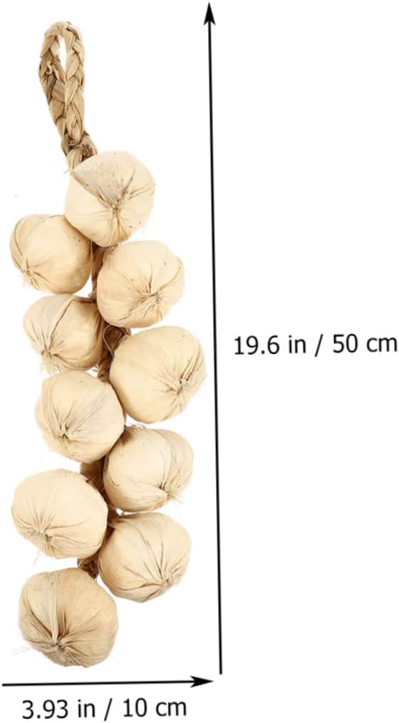 2pcs Realistic Garlic Strings Home Kitchen Decor