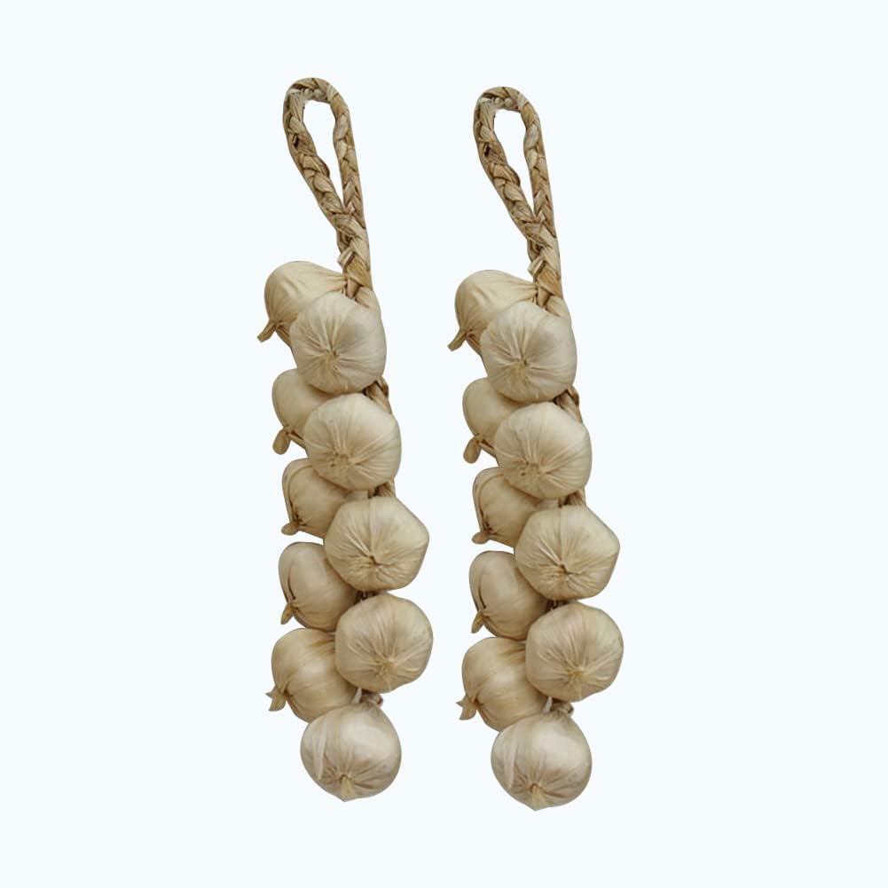 EUBUY Artificial Garlic String 2 Pack