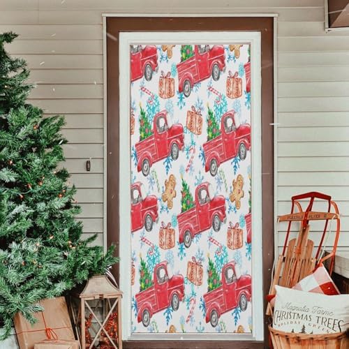 Susiyo Festive Door Cover with Snowflakes Design