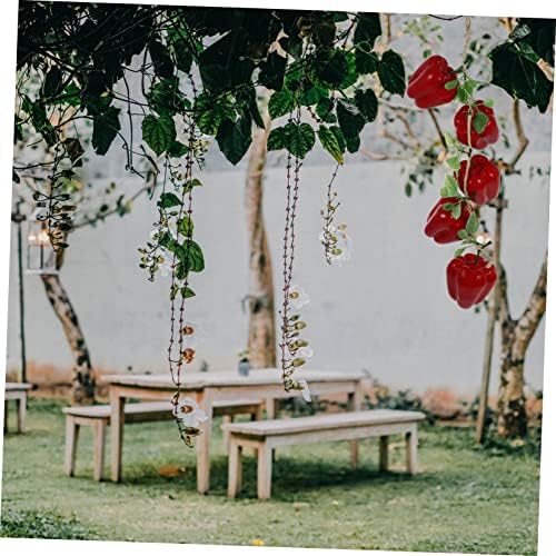 Garneck Realistic Artificial Red Pepper Decorative Pendant
