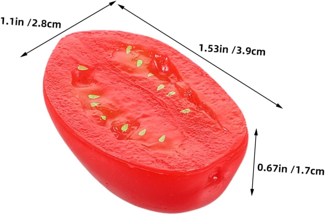 Zerodeko 10pcs Realistic Artificial Cherry Tomatoes Decor