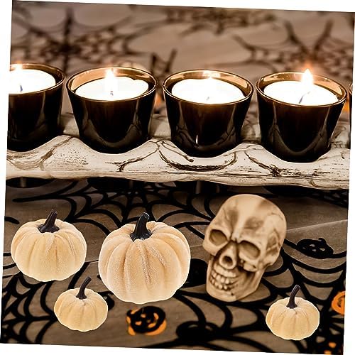 Zerodeko 6Pcs Artificial Pumpkins for Halloween Decor