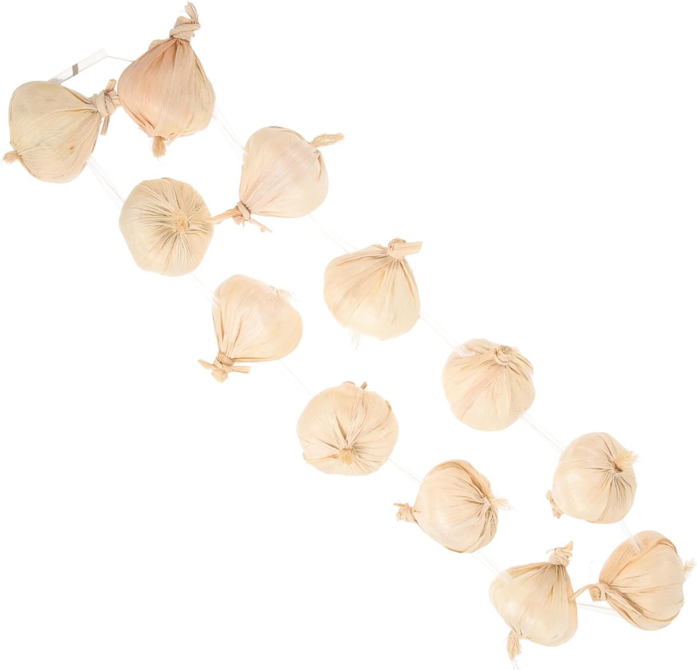 Angoily Halloween Fake Garlic Wreath Decoration