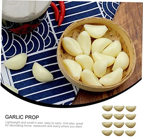 MAGICLULU 12pcs Lifelike Garlic Flakes Model