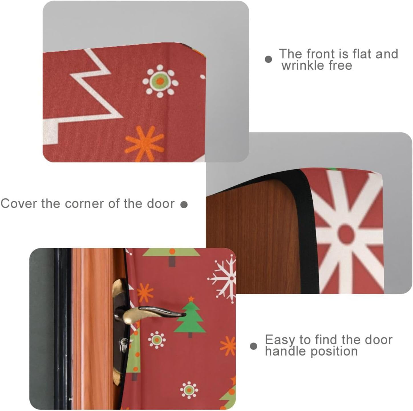Susiyo Stretch Christmas Door Cover Decoration 32x79 in