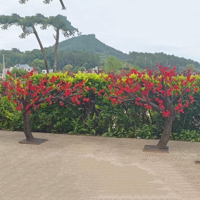 Artificial Plum Blossom Tree with Base 1mx08m