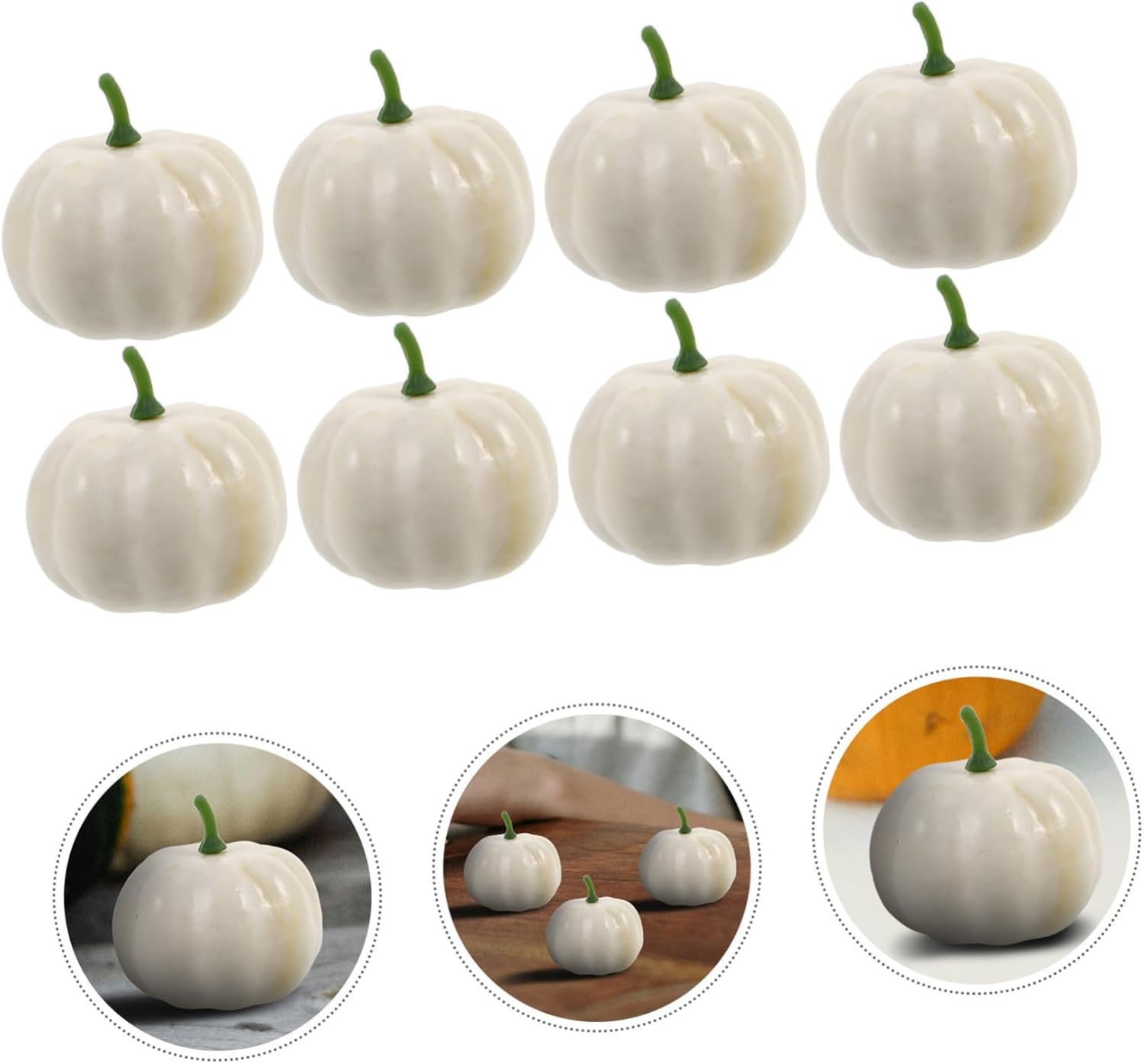 16pcs DIY Craft Pumpkins Halloween Decorations