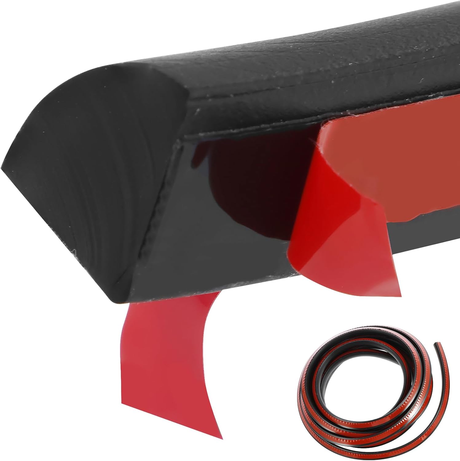 4 Meter Black Rubber Door Draft Stopper for Bedrooms