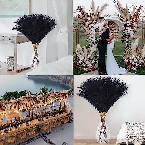 38 Inch 10 Stems Faux Pampas Grass Bouquet