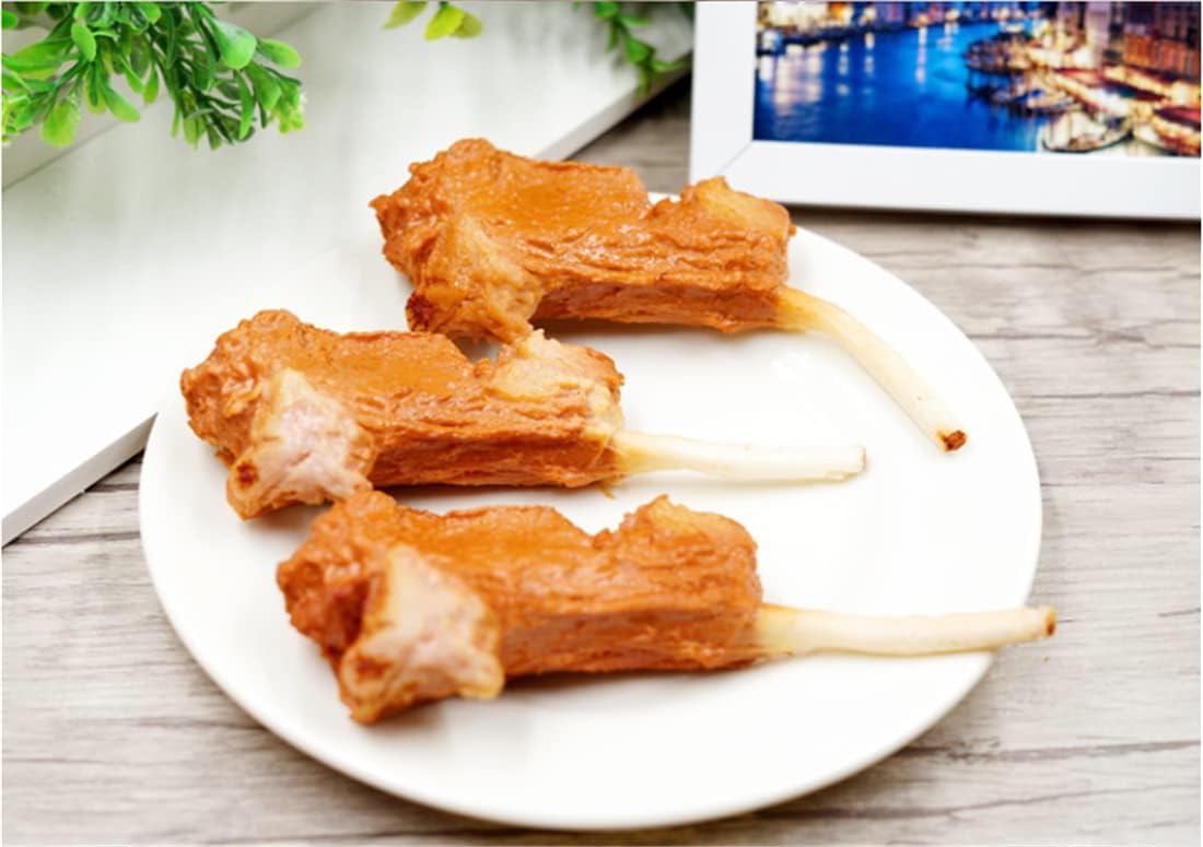 Zzooi Realistic Artificial Fried Lamb Chop Display