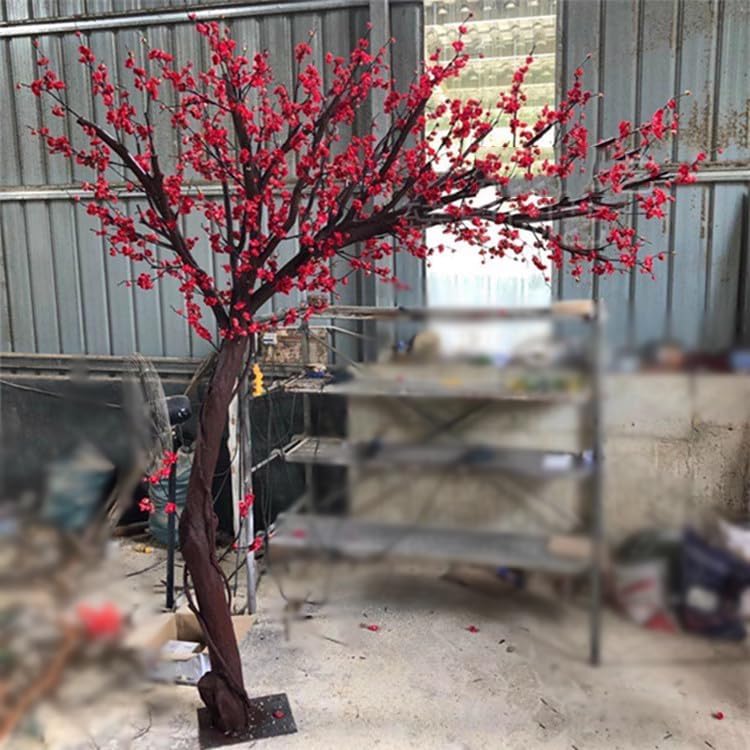 Artificial Plum Blossom Tree with Base 1x08m