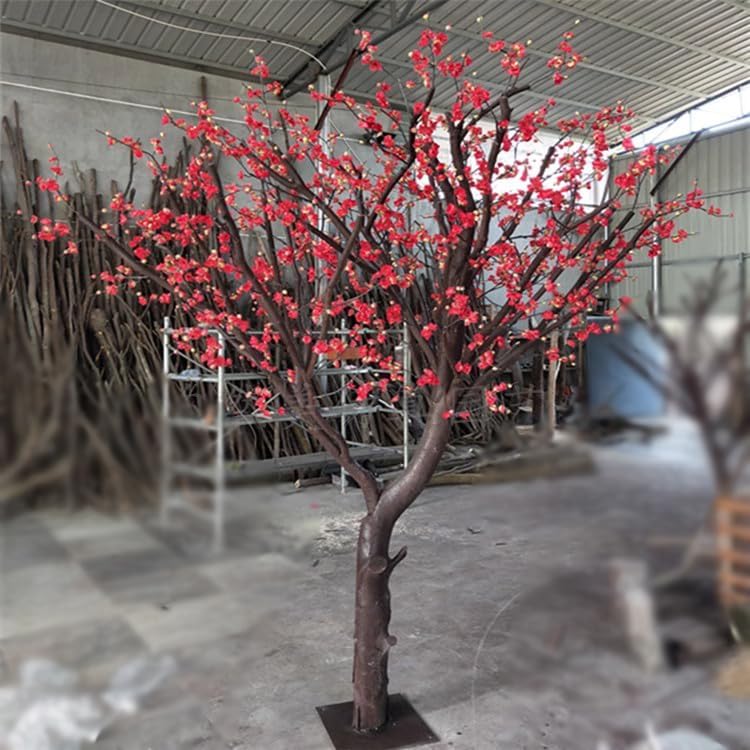 Winter Plum Blossom Artificial Tree 1mx08m Silk Flower Bouquet Branch