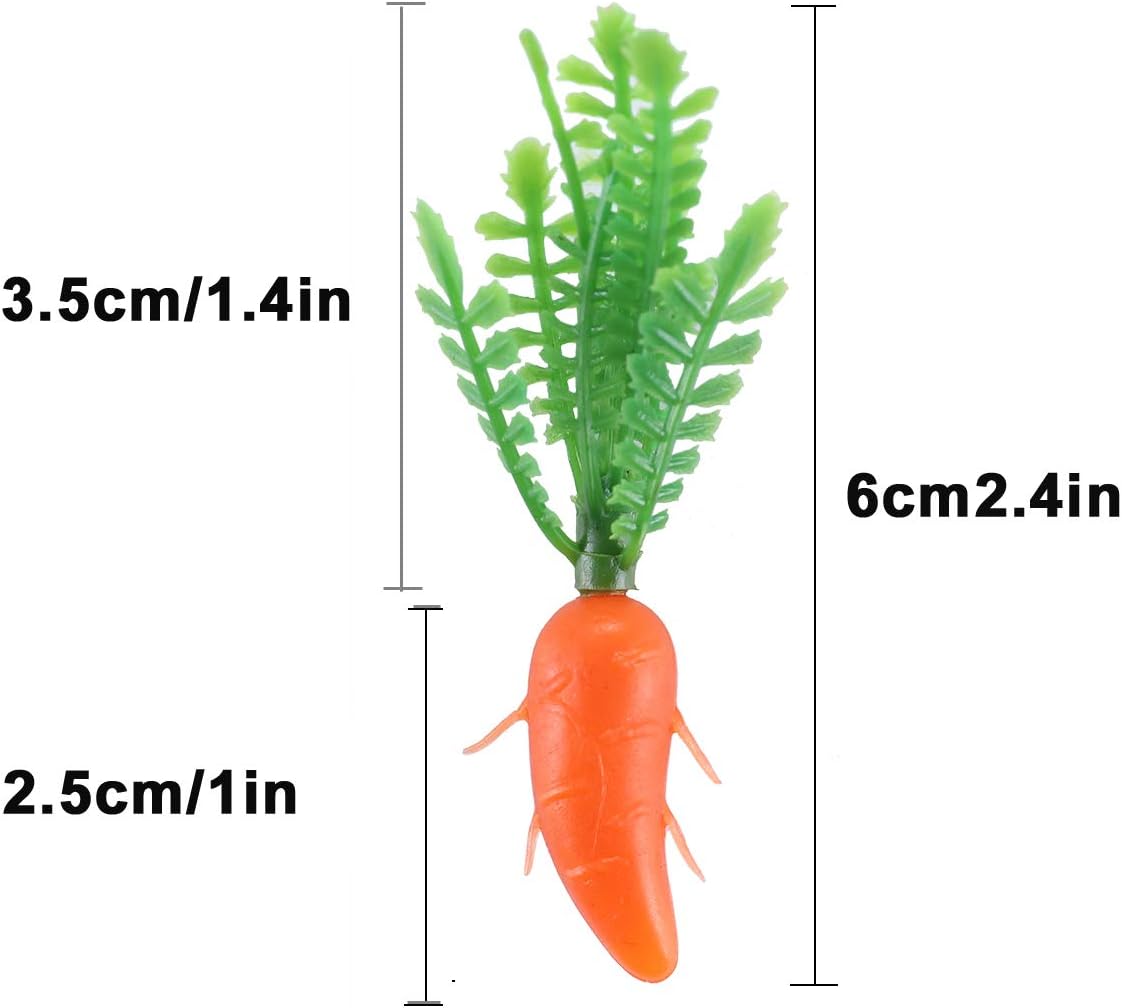 Mini Easter Carrots - 100PCS Artificial Decorations