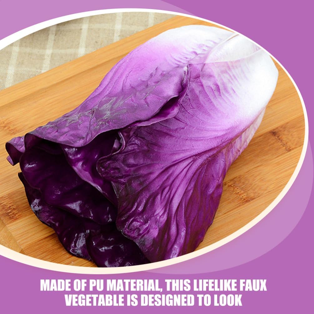 Realistic Artificial Lettuce Decoration for Home Kitchen