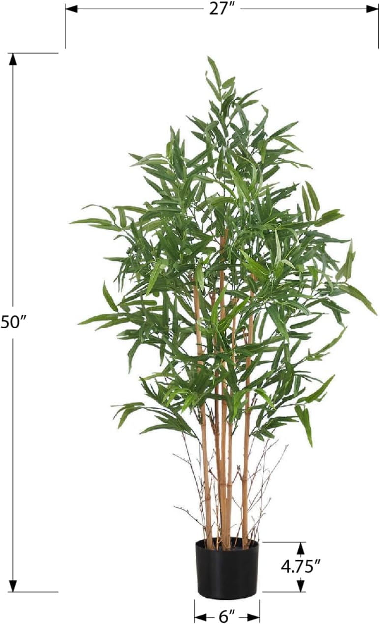 Monarch Specialties 50 Inch Artificial Bamboo Tree