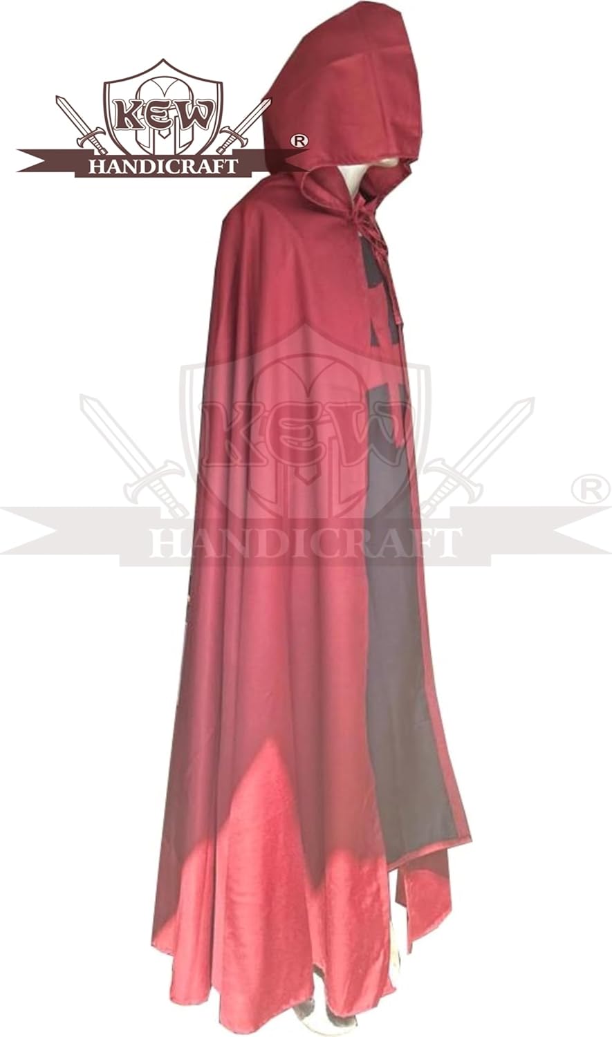 Medieval Fight Club Templar Knight Surcoat and Cloak Costume