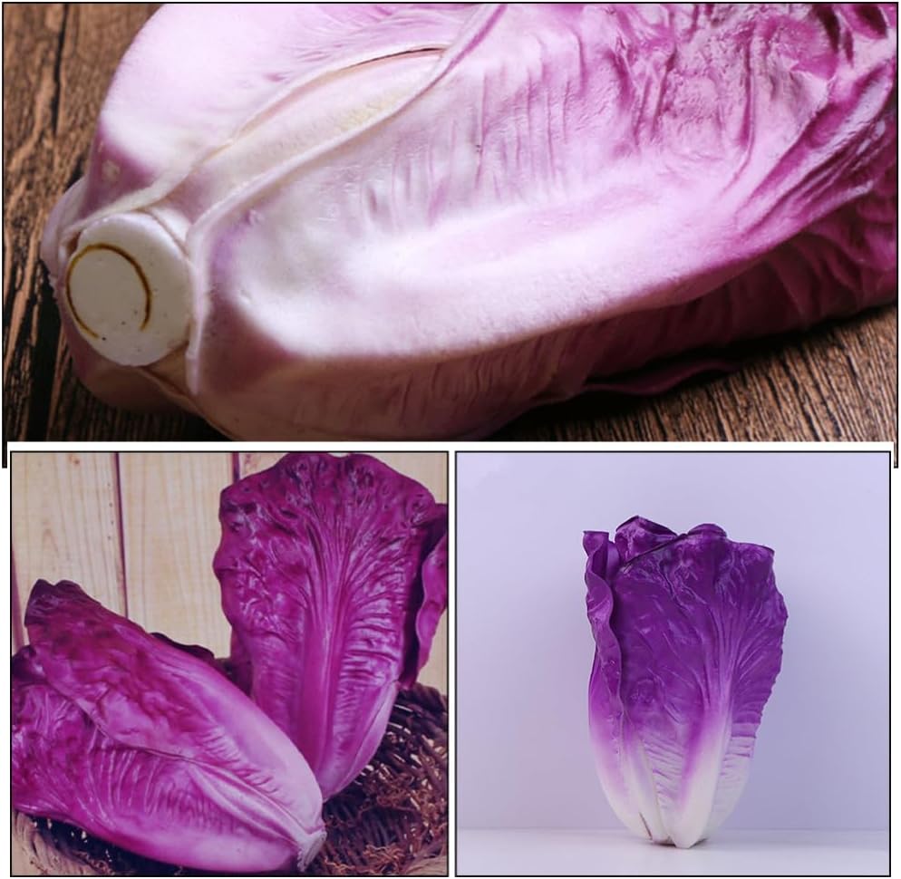 Realistic Artificial Lettuce Decoration for Home Kitchen