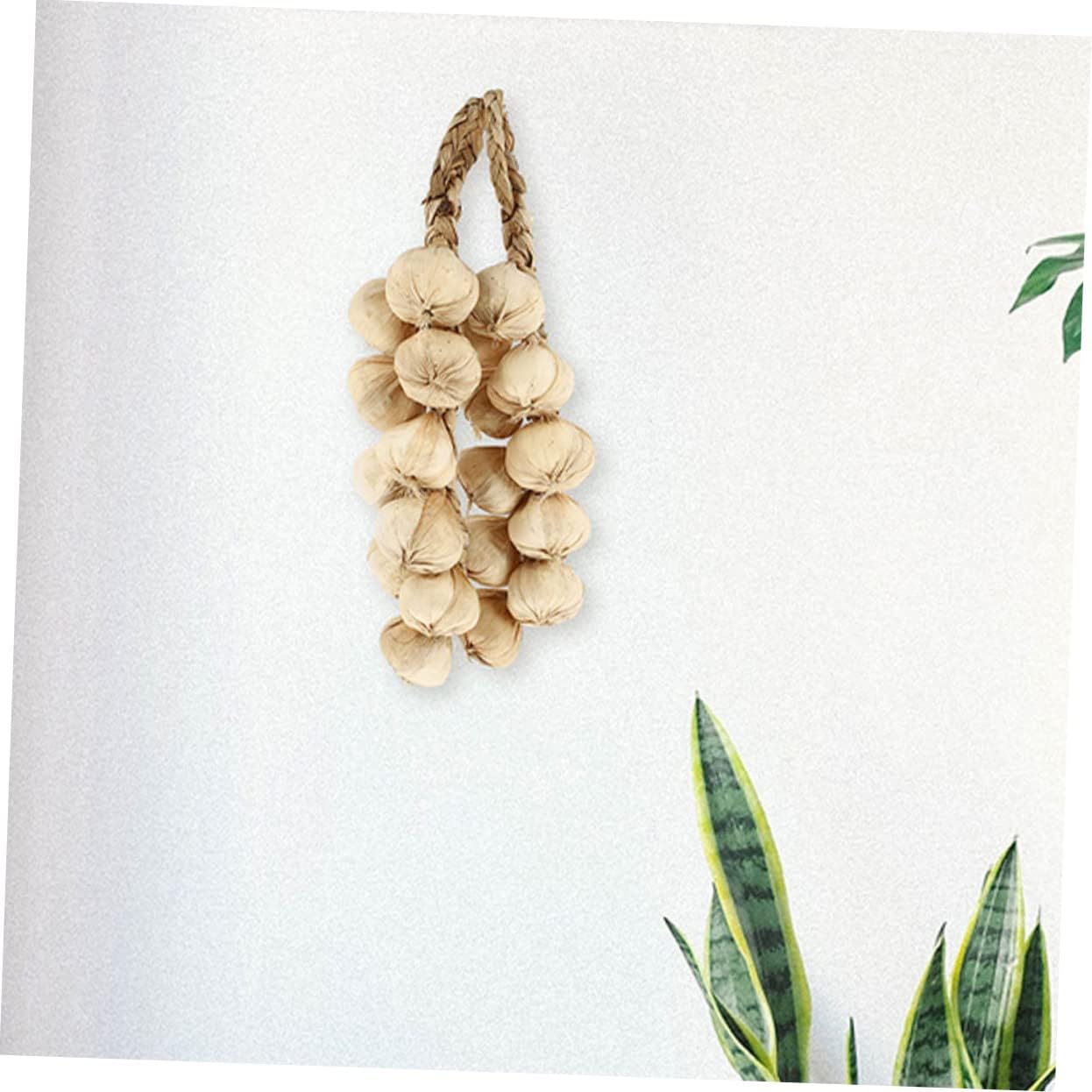 3pcs Artificial Garlic Garland Realistic Kitchen Decor