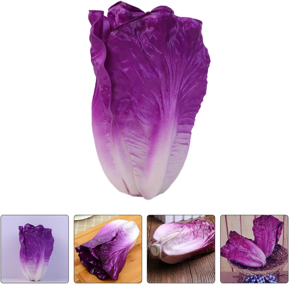 Realistic Artificial Lettuce Decoration for Home Kitchen