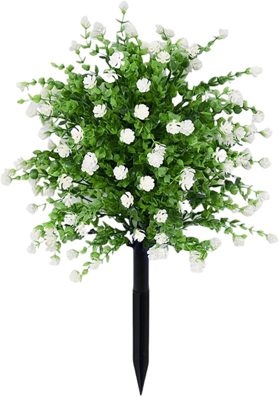 2PC Artificial Boxwood Globe Tree 23In UV Resistant Garden Decor