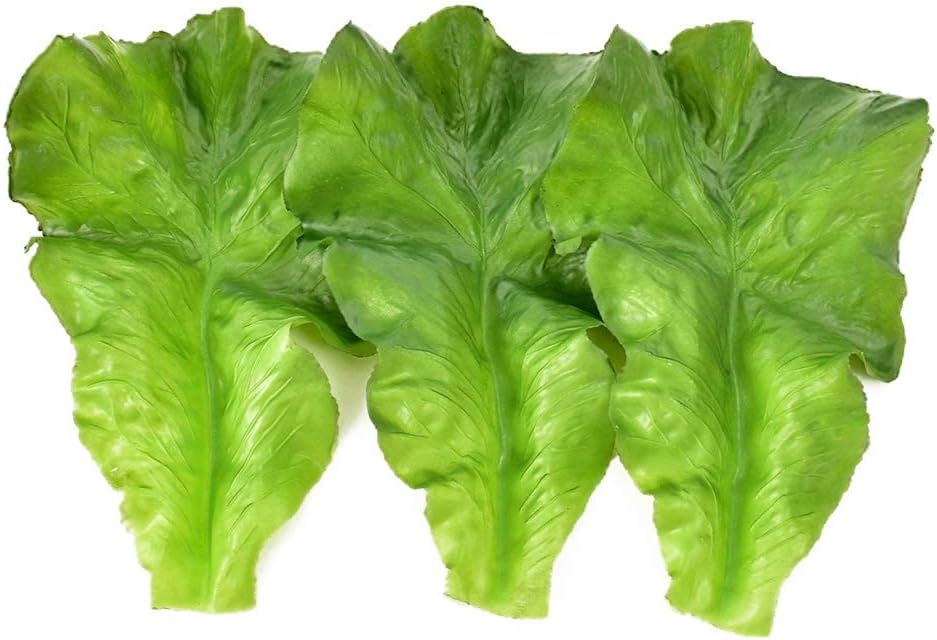 Hagao Fake Lettuce Leaves for Kitchen and Home Decor