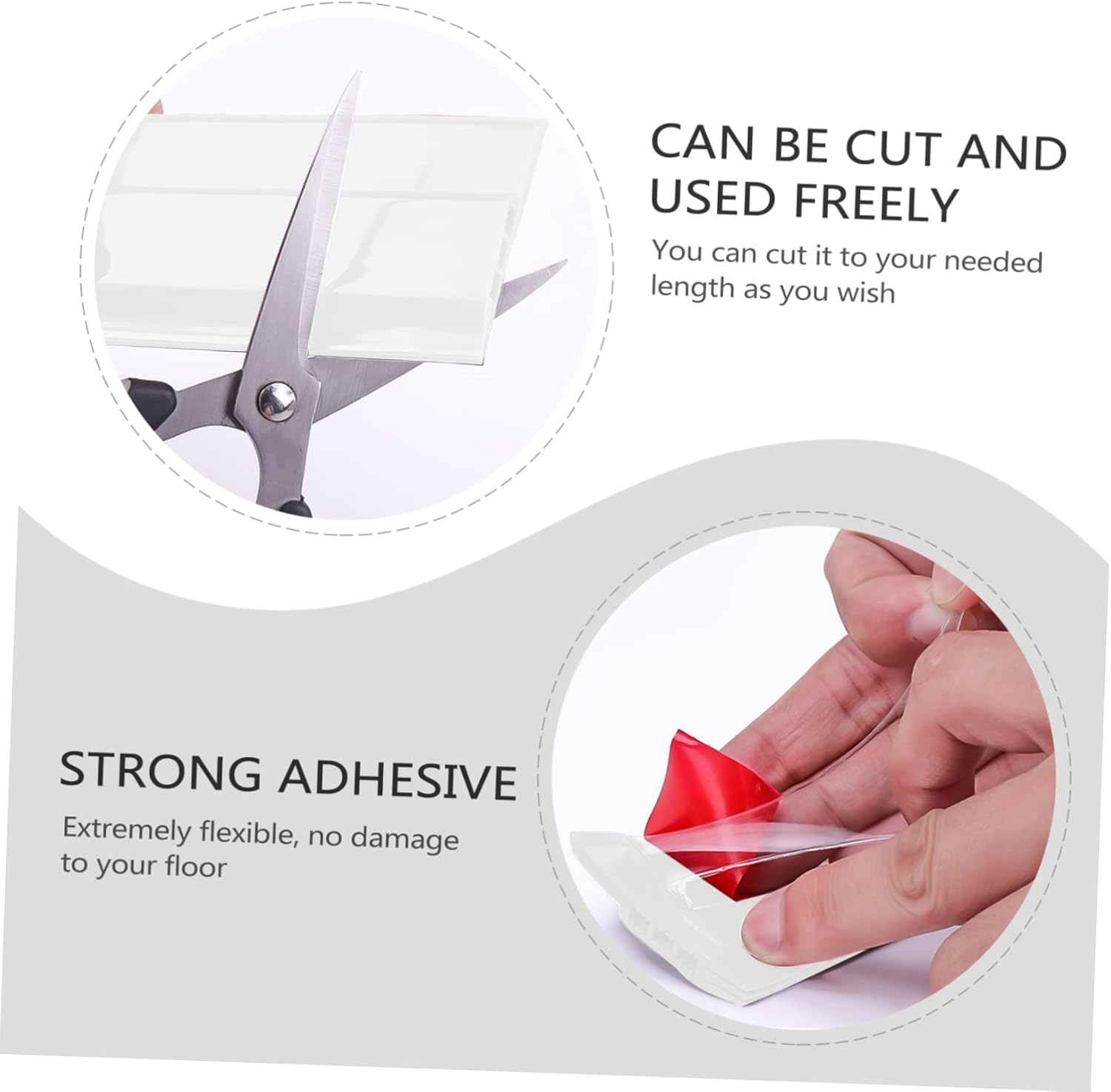 Door Draft Stopper Weather Stripping Soundproof Sealing Strip