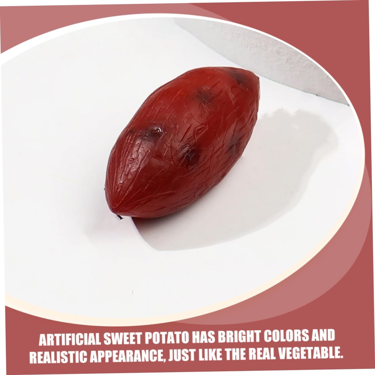 Realistic Artificial Sweet Potato Model Set 5Pcs