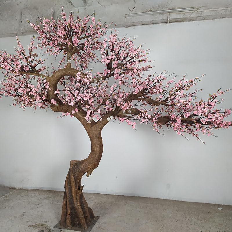 Artificial Plum Blossom Tree 1mx08m for Home Office Decor