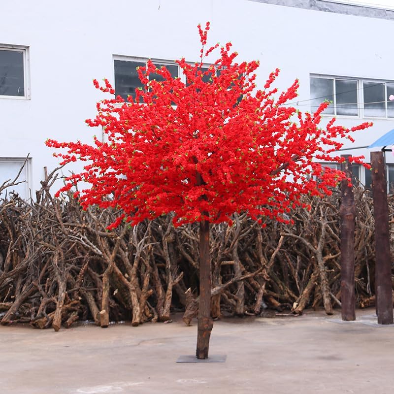 Fake Flower Cherry Blossom Tree 1mx08m Artificial Decor