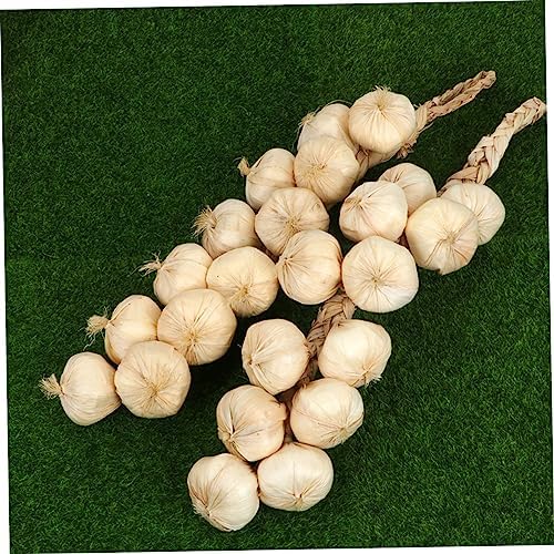 2pcs Realistic Garlic Strings Home Kitchen Decor