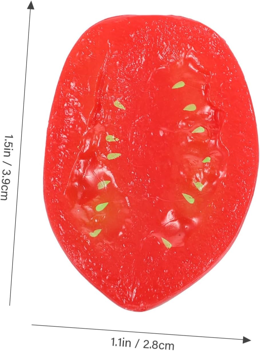 VOSAREA 10pcs Fake Half Cherry Tomato Artificial Vegetable Display Props