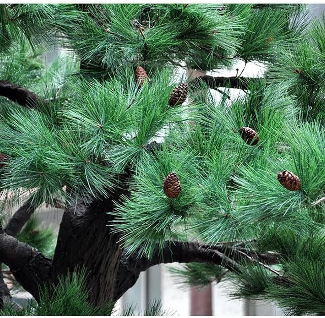 QIUPAI Decorative Pine Tree 1mx08m Artificial Tree