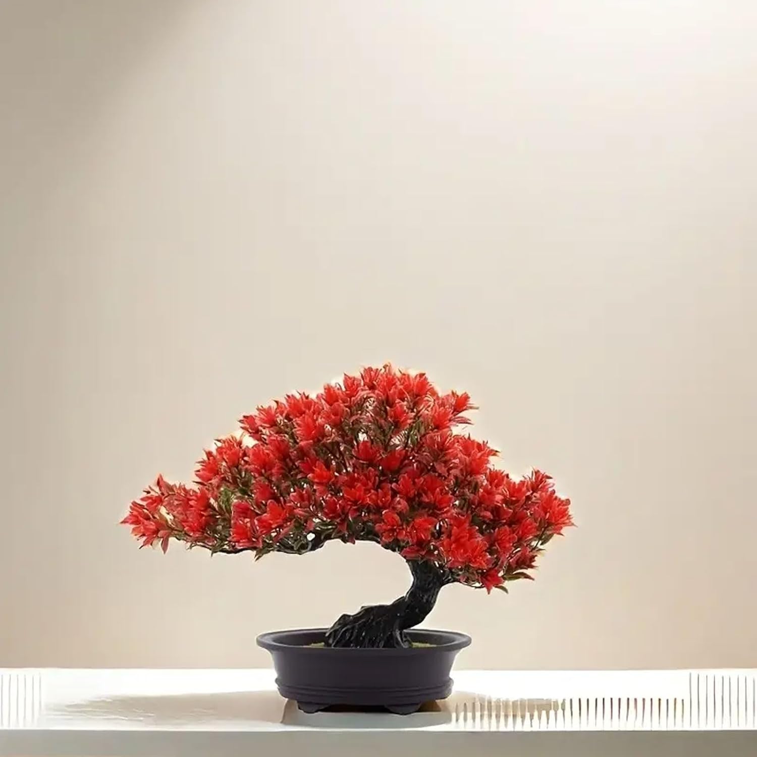 AzureLeap Artificial Bonsai Tree Red 95 Inch