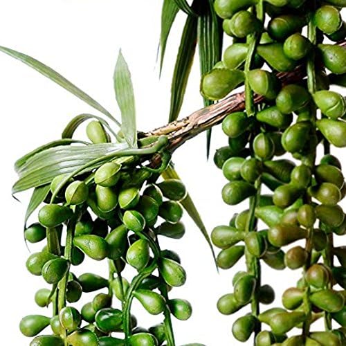 FLIPPED 3 Pack Artificial Plant Succulent Hanging String of Pearls Plants