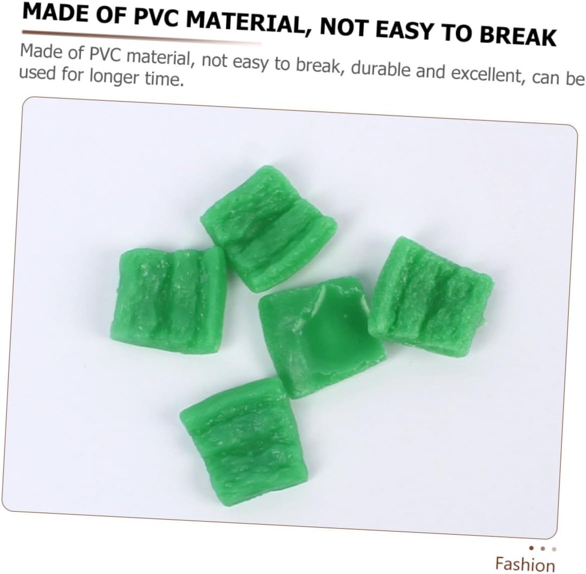 25pcs Realistic Pepper Slices Artificial Vegetable Display Props