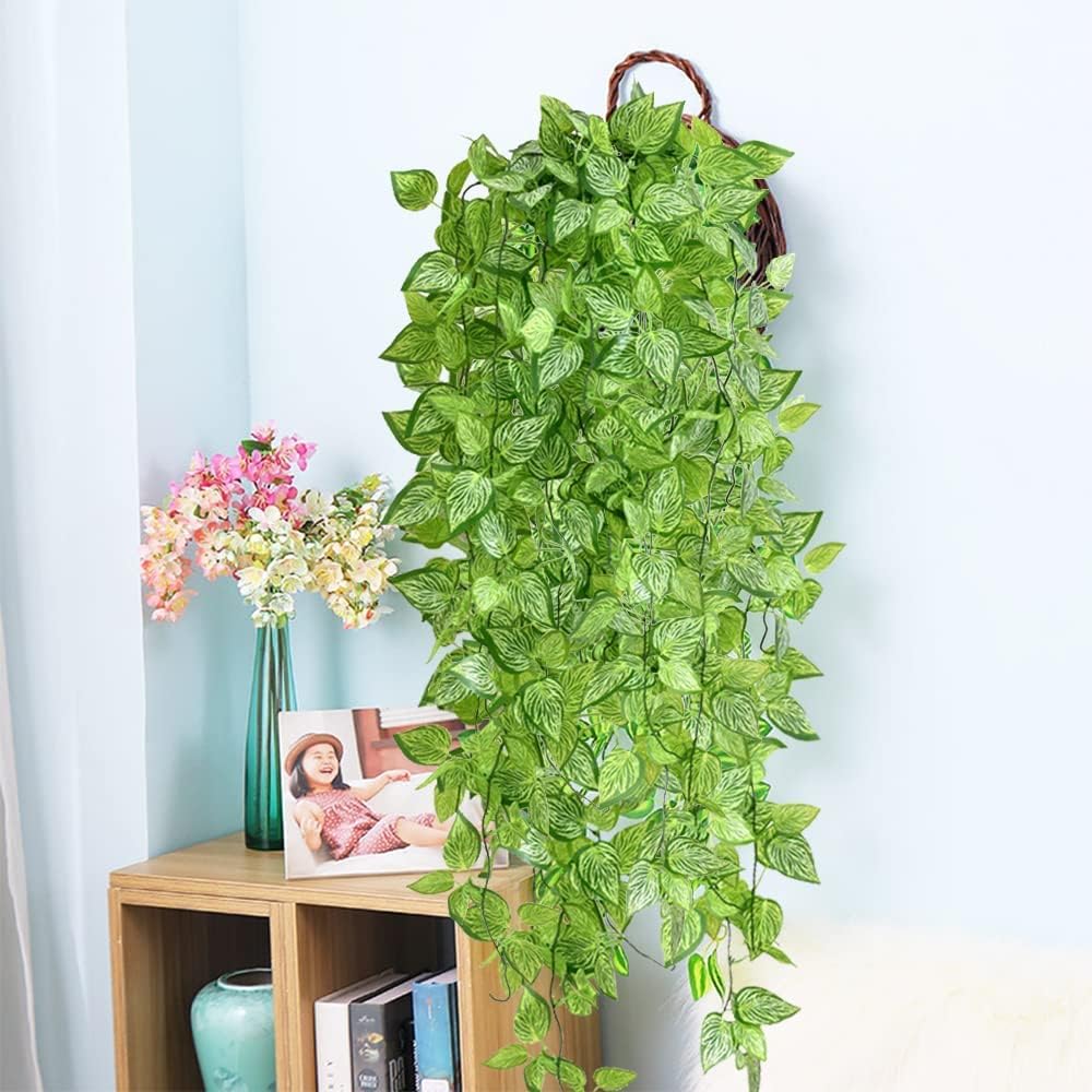 UV Resistant Artificial Hanging Plants 2pcs