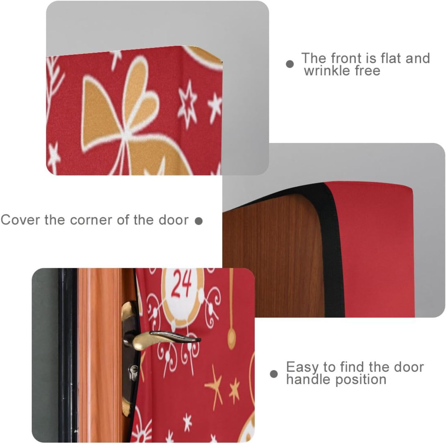 Susiyo Xmas Winter Halloween Door Cover 32x79 in