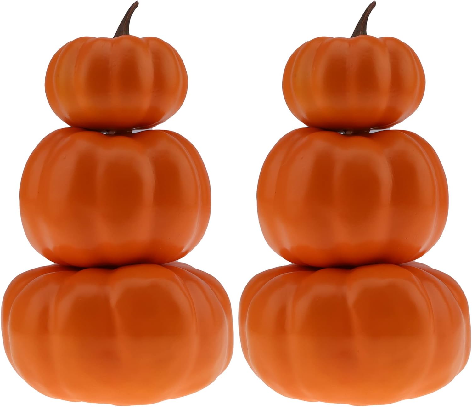 Gresorth 2 Pack Stacked Pumpkin Decorations